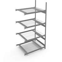 Wide Span Storage Shelving, Steel, Boltless, 1340 lbs. Capacity, 42" W x 84" H x 32" D Helyx Safety & Industrial Supplies