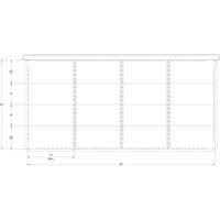 Cabinet d'entreposage &agrave; tiroirs int&eacute;gr&eacute; Interlok Helyx Safety & Industrial Supplies