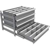 Cabinet d'entreposage &agrave; tiroirs int&eacute;gr&eacute; Interlok Helyx Safety & Industrial Supplies
