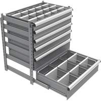 Cabinet d'entreposage &agrave; tiroirs int&eacute;gr&eacute; Interlok Helyx Safety & Industrial Supplies