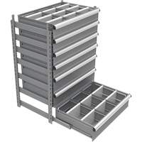 Cabinet d'entreposage &agrave; tiroirs int&eacute;gr&eacute; Interlok Helyx Safety & Industrial Supplies
