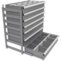 Cabinet d'entreposage &agrave; tiroirs int&eacute;gr&eacute; Interlok Helyx Safety & Industrial Supplies