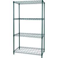 Rayonnage &agrave; tablette pour s&eacute;chage, 4 Tablettes, 36" la x 63" h x 18" p Helyx Safety & Industrial Supplies