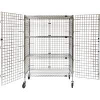 Chariot de s&eacute;curit&eacute;, Chrom&eacute;, 48" x 69" x 24", Capacit&eacute; 500 lb Helyx Safety & Industrial Supplies
