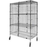 Chariot de s&eacute;curit&eacute;, Chrom&eacute;, 48" x 69" x 24", Capacit&eacute; 500 lb Helyx Safety & Industrial Supplies