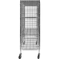 Chariot de s&eacute;curit&eacute;, Chrom&eacute;, 48" x 69" x 24", Capacit&eacute; 500 lb Helyx Safety & Industrial Supplies