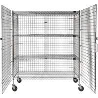 Chariot de s&eacute;curit&eacute;, Chrom&eacute;, 60" x 69" x 24", Capacit&eacute; 500 lb Helyx Safety & Industrial Supplies