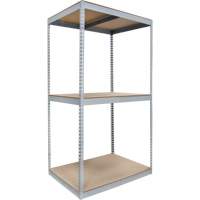 Rayonnage robuste, Acier, Sans boulons, Capacit&eacute; 1200 lb, 48" la x 84" h x 36" p Helyx Safety & Industrial Supplies