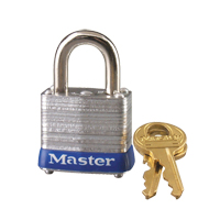 Cadenas &agrave; goupilles, Cl&eacute;s identiques, Acier lamin&eacute;, Largeur de 1-9/16" Helyx Safety & Industrial Supplies