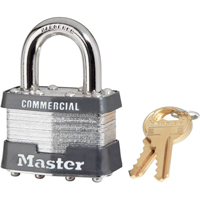 Cadenas commerciaux - mod&egrave;le 1KA, Cl&eacute;s identiques, Acier lamin&eacute;, Largeur de 1-3/4" Helyx Safety & Industrial Supplies
