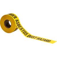 Ruban pour barricade, Anglais, 3" la x 200' lo, 3 mils, Noir sur jaune Helyx Safety & Industrial Supplies