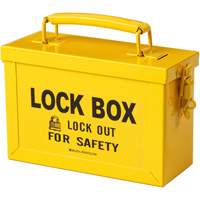 Coffret de s&eacute;curit&eacute; de groupe, Jaune Helyx Safety & Industrial Supplies