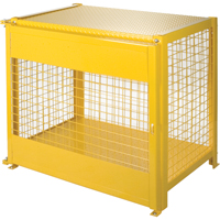 Armoires pour cylindres &agrave; gaz, nbre de bouteilles: 6, 44" , 30" , 37" , Jaune Helyx Safety & Industrial Supplies