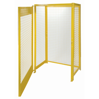 Armoires pour cylindres &agrave; gaz, nbre de bouteilles: 10, 44" , 30" , 74" , Jaune Helyx Safety & Industrial Supplies