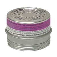 Comfo&reg; Respirator Cartridges, Gas/Vapour Cartridge, Acid Gas/P100 Helyx Safety & Industrial Supplies