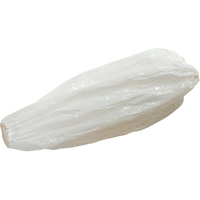Disposable Sleeves, 18" long, Polyethylene, White Helyx Safety & Industrial Supplies