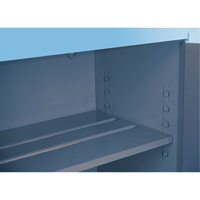 ChemCor&reg; Lined Acid/Corrosive Storage Cabinets, 30 gal., 43" x 44" x 18" Helyx Safety & Industrial Supplies