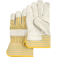 Standard-Duty Dry-Palm Fitters Gloves, X-Large, Grain Cowhide Palm, Cotton Inner Lining Helyx Safety & Industrial Supplies