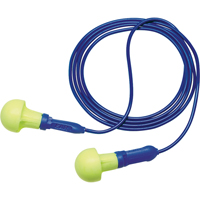 E-A-R Push-ins Metal Detectable Earplugs, Corded, One-Size, Bulk - Polybag, NRR 28 dB NRR dB Helyx Safety & Industrial Supplies
