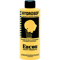 Hydrosep&reg; Water Treatment Additive for Self-Contained Pressurized Eyewash Station, 8 oz. Helyx Safety & Industrial Supplies