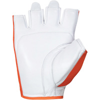 Gants Vibrastop demi-doigts antivibrations, Taille Moyen, Paume Ch&egrave;vre Helyx Safety & Industrial Supplies