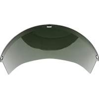 Molded Faceshield Window, Polycarbonate, Green Tint Helyx Safety & Industrial Supplies