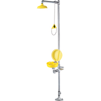 Combination Shower Eye/Face Wash With Cover Helyx Safety & Industrial Supplies