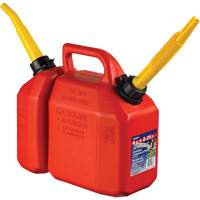 Combo Jerry Can Gasoline/Oil, 2.17 US Gal/8.25 L, Red, CSA Compliant/ULC Helyx Safety & Industrial Supplies