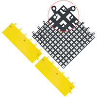 Carrelage no 560 ErgoDeck , PVC, 1-1/2' la c, 1-1/2' lo, 7/8" &eacute;paisseur, Noir Helyx Safety & Industrial Supplies