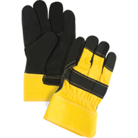 Gants d'ajusteur doubl&eacute;s pour l'hiver &agrave; chaleur sup&eacute;rieure, Grand, Paume en Cuir de vache refendu, Doublure en Thinsulate Helyx Safety & Industrial Supplies