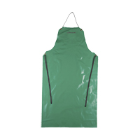 A43 48 Tablier ignifug&eacute; CA-43, Polyester/PVC, 29" lo x 48" la, Vert Helyx Safety & Industrial Supplies