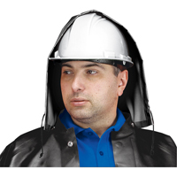 Capuchon imperm&eacute;able SBR Vulcan, Taille unique, Noir, Caoutchouc Helyx Safety & Industrial Supplies