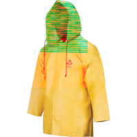 Neo-Slick Chemical & Acid Resistant Rain Jacket, Small, Yellow, Neoprene Helyx Safety & Industrial Supplies