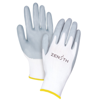 Lightweight Breathable Coated Gloves, 11/2X-Large, Foam Nitrile Coating, 13 Gauge, Polyester Shell Helyx Safety & Industrial Supplies
