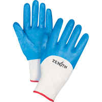 Seamless-Knit Medium-Weight Coated Gloves, 7/Small, Nitrile Coating, 13 Gauge, Cotton Shell Helyx Safety & Industrial Supplies