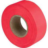 Flagging Tape, 1.2" W x 300' L, Red Helyx Safety & Industrial Supplies