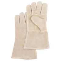 Premium Welder's Gloves, Split Cowhide, Size Large Helyx Safety & Industrial Supplies