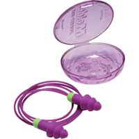 Rockets&reg; Reusable Earplugs, Corded, Bulk - Plastic Case, 27 dB NRR, One-Size Helyx Safety & Industrial Supplies