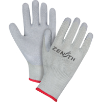 Natural Rubber Comfort-Lined Coated Gloves, 8/Medium, Rubber Latex Coating, 10 Gauge, Polyester/Cotton Shell Helyx Safety & Industrial Supplies