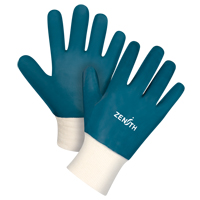 Heavyweight Knit Wrist Gloves, 11/2X-Large, Nitrile Coating, Cotton Shell Helyx Safety & Industrial Supplies