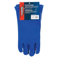 Double Palm & Thumb Welding Gloves, Split Cowhide, Size Large Helyx Safety & Industrial Supplies