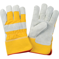 Gants d'ajusteur doubl&eacute;s pour l'hiver de premi&egrave;re qualit&eacute;, 2T-Grand, Paume en Cuir de vache refendu, Doublure en Molleton de mousse Helyx Safety & Industrial Supplies