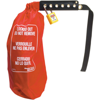 Sac de cadenassage &eacute;lectrique pour prise surdimensionn&eacute;e & contr&ocirc;le de palan, Type Prise Helyx Safety & Industrial Supplies
