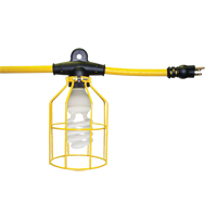 Grille protectrice de rechange en m&eacute;tal pour chaînes de lumi&egrave;res moul&eacute;es et robustes Helyx Safety & Industrial Supplies