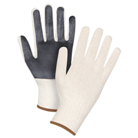 Palm-Coated String Knit Gloves, Poly/Cotton, Single Sided, 7 Gauge, Large Helyx Safety & Industrial Supplies