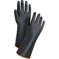 Heavyweight Chemical-Handling Gloves, Size Large/9, 14" L, Rubber Latex, 30-mil Helyx Safety & Industrial Supplies
