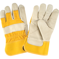 Premium Quality Fitters Gloves, Large, Grain Cowhide Palm, Cotton Inner Lining Helyx Safety & Industrial Supplies