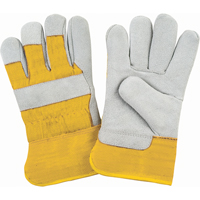 Gants d'ajusteur doubl&eacute;s pour l'hiver de premi&egrave;re qualit&eacute;, Moyen, Paume en Cuir de vache refendu, Doublure en Molleton de mousse Helyx Safety & Industrial Supplies