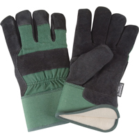 Gants d'ajusteur doubl&eacute;s pour l'hiver &agrave; chaleur sup&eacute;rieure, 2T-Grand, Paume en Cuir de vache refendu, Doublure en Thinsulate Helyx Safety & Industrial Supplies