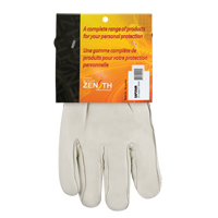 Gants de conducteur doubl&eacute;s pour l'hiver d'usage standard, 2T-Grand, Paume en Cuir fleur de vache, Molleton Helyx Safety & Industrial Supplies